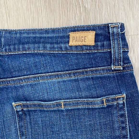 Paige Jimmy Jimmy Short Cuffed Hem Denim Jeans Size 28 - Picture 5 of 7
